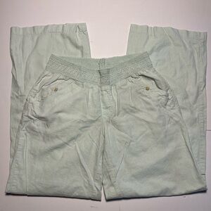Jolt Linen Blend Wide Leg Pants